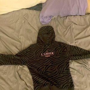 L’AMOUR hoodie never worn for sale.